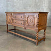 Antique Spanish Revival Sideboard/ Credenza By McClellan MFG Co.
