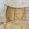 Vintage Mid Century Modern Off White Porcelain Enamel Malm Fire Drum 3 Fireplace