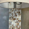 Pair of Abalone Shell Mosaic Table Lamps **NEW LAMPSHADES** Product Image