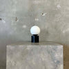 Mid Century Modern Style Black and White Globe Table Lamp