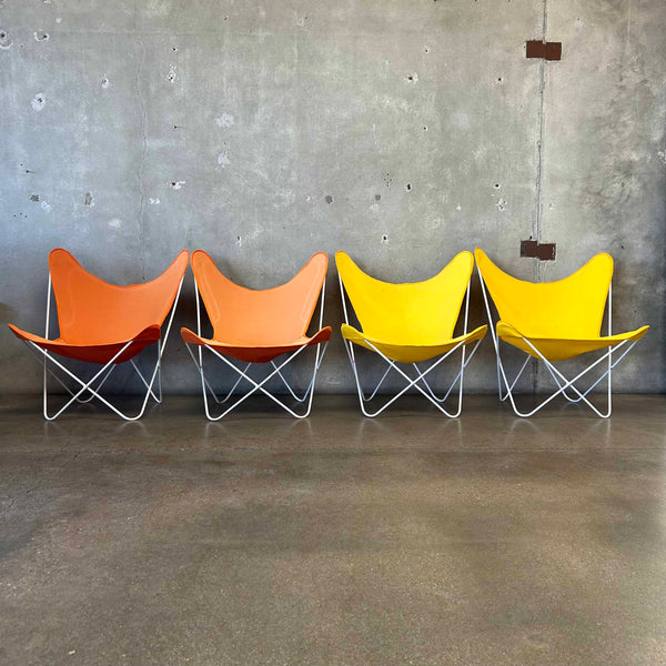 Set of Four Vintage Butterfly Sling Chairs Product Image