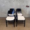 Italian Lacquer Dining Chairs (Set of Four) 1970's