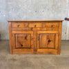 Vintage Farmhouse Solid Pine Credenza - HOLD