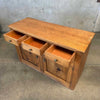 Vintage Farmhouse Solid Pine Credenza - HOLD