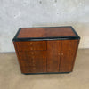 Drexel 1940s-1950s Art Deco Rolling Server/Bar Cabinet