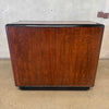 Drexel 1940s-1950s Art Deco Rolling Server/Bar Cabinet
