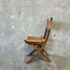 Mid Century Modern Folding Game Table Chair Made in Yugoslavia #2