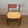 Vintage Mid Century Modern Stamped Moller Side Chair