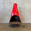 Vintage Mid Century Modern Red Electric Majestic "Jupiter" Fireplace