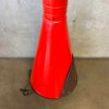Vintage Mid Century Modern Red Electric Majestic "Jupiter" Fireplace