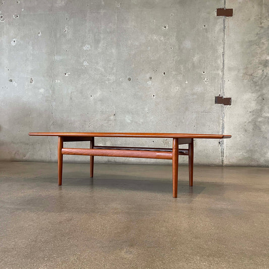 Danish Modern Teak Wood Coffee Table by Grete Jalk