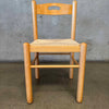 Set of Four Rush & Bentwood Italian Dining Chairs