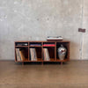 Vinyl Book Storage Console - Hand Built by Pete Deeble Furniture