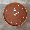 Vintage George Nelson for Howard Miller Masonite & Beech Clock C. 1950