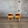 Mid Century Modern "Sculptura" Nightstands by Haywood Wakefield