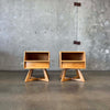 Mid Century Modern "Sculptura" Nightstands by Haywood Wakefield