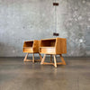 Mid Century Modern "Sculptura" Nightstands by Haywood Wakefield