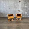 Mid Century Modern "Sculptura" Nightstands by Haywood Wakefield