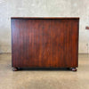 Vintage Burl Wood 12 Drawer Cabinet w/ Brass Knobs & Handles