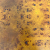 Vintage Burl Wood 12 Drawer Cabinet w/ Brass Knobs & Handles