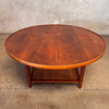 Mid Century Walnut + Cane Coffee Table by Jack Cartwright for Founders