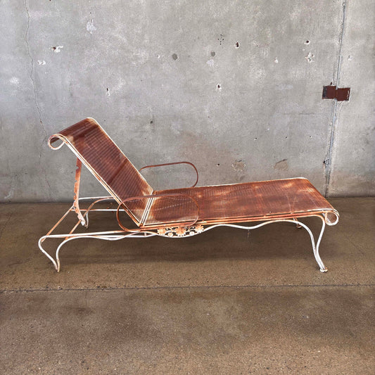Vintage Outdoor Chaise Lounger