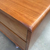Leander Media Console Made of Solid Rubber Wood Product Image