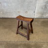 Vintage Handmade Barnwood Stool Product Image