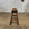 Vintage Handmade Barnwood Stool Product Image