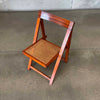 Aldo Jacober For Bazzani Wood & Rattan Folding Chair - Italy 1960s Product Image