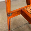Aldo Jacober For Bazzani Wood & Rattan Folding Chair - Italy 1960s Product Image