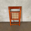 Aldo Jacober For Bazzani Wood & Rattan Folding Chair - Italy 1960s Product Image