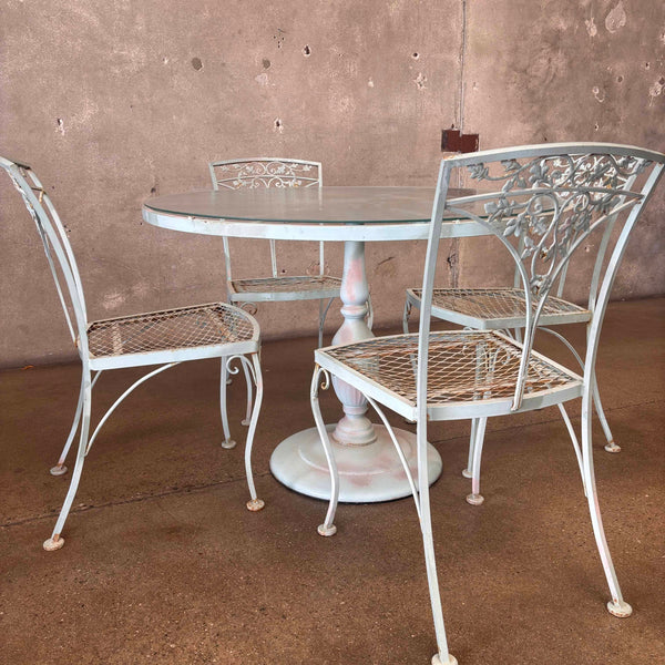 1950's Woodard Acorn Wrought iron Patio Set Product Image