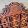 Vintage Hand Carved Spanish Brutalist Headboard Product Image