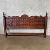 Vintage Hand Carved Spanish Brutalist Headboard Product Image