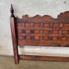 Vintage Hand Carved Spanish Brutalist Headboard Product Image