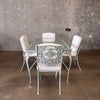 Brown Jordan Rectangular Glass Top Table & Four Chairs Product Image