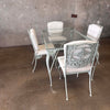 Brown Jordan Rectangular Glass Top Table & Four Chairs Product Image