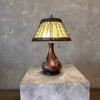 Quoizel Highland Table Lamp Embossed With Mica Shade Product Image