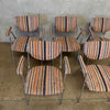 5 1970's Tubular Chrome Arm Chairs Product Image