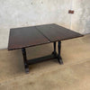 Antique Victorian Walnut Metamorphic Fold Over Table c. 1880-1900 Product Image