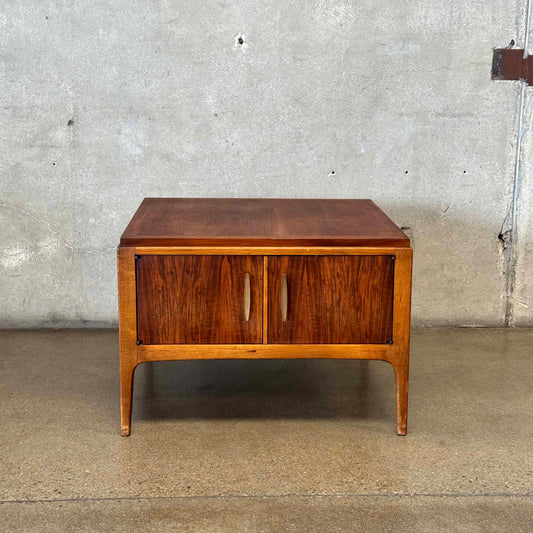 Lane Side Table In Walnut With Storage