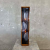 Modeline of California Floor Lamp Circa 1972 - Walnut & Smoke Translucent Plexiglas Product Image