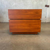 Mid Century Walnut End Table/ Bookshelf #1 Product Image