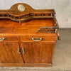 Vintage Solid Wood/Brass Cabinet Off S.S. Blue Eagle Ship London Product Image