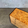 Mid Century Modern Burlwood & Brass Chest of Drawers Product Image