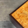 Mid Century Modern Burlwood & Brass Chest of Drawers Product Image