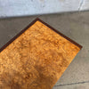 Mid Century Modern Burlwood & Brass Two Door Cabinet Product Image