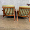 Pair of 1960's Mid Century Modern Lounge Chairs By Stanley Furniture Product Image