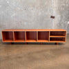 Mahogany Vinyl Storage Bench Hand Built By Pete Deeble Product Image